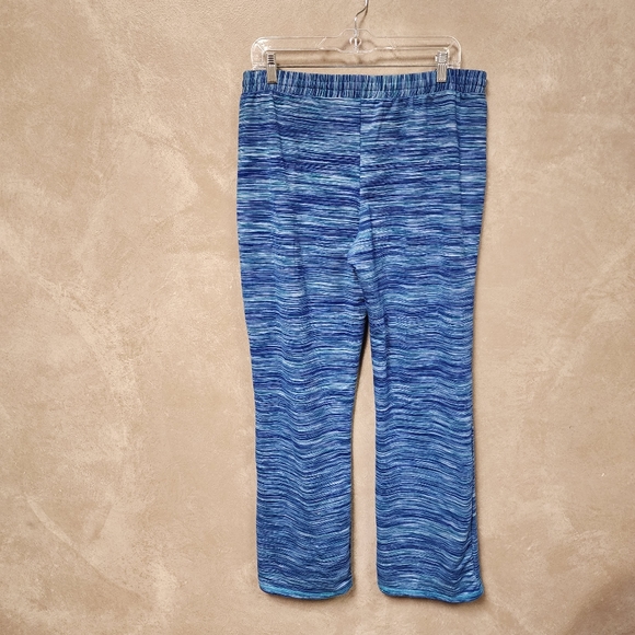 Karen Neuburger Live Love Lounge Blue Heather Striped Pajama Pants Size XL - Picture 3 of 9